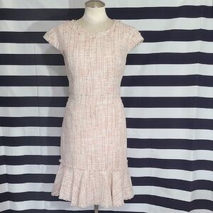 Nanette Lepore Blush Textured Midi Dress